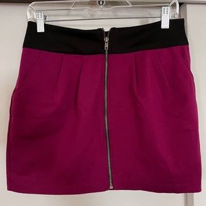 Forever 21 Zip-Up Mini Skirt